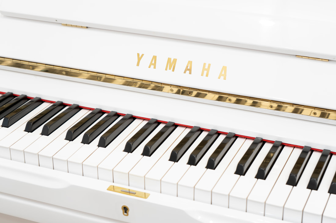Yamaha U3 – weiß – gebraucht – überholt – Bild 2