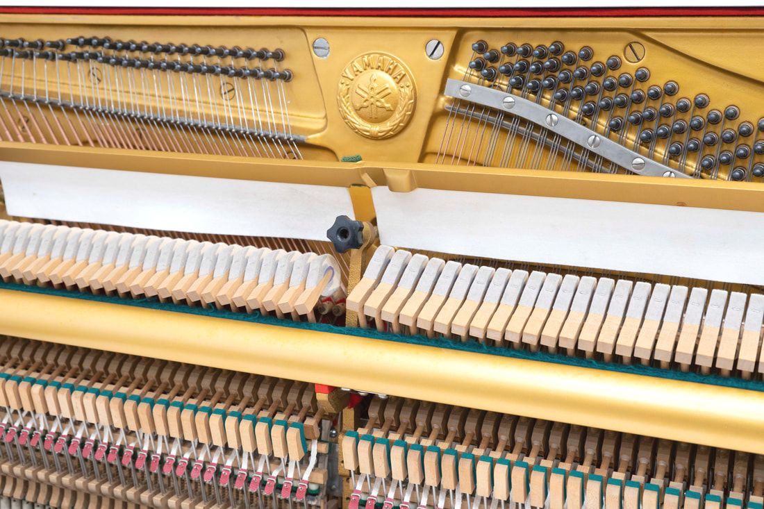 Yamaha U3 – weiß – gebraucht – überholt – Bild 3